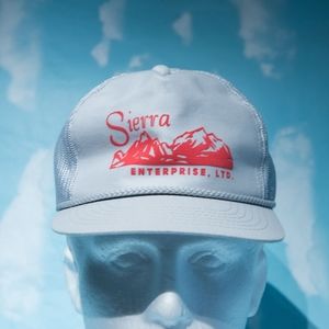 ⭐️2/$10 Vintage Sierra Enterprise Ltd Puff Print Snapback Hat